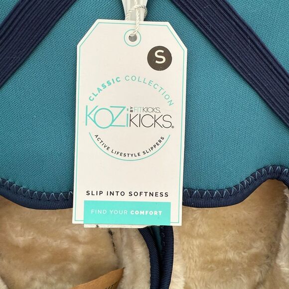 KoziKicks Active Lifestyle Slippers Teal Women's Small (Fits Sizes 5.5-6.5) - Picture 7 of 8